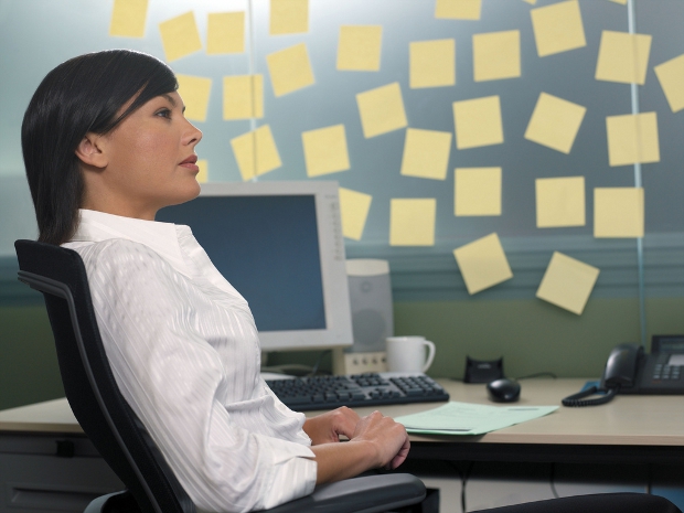 Woman at desk